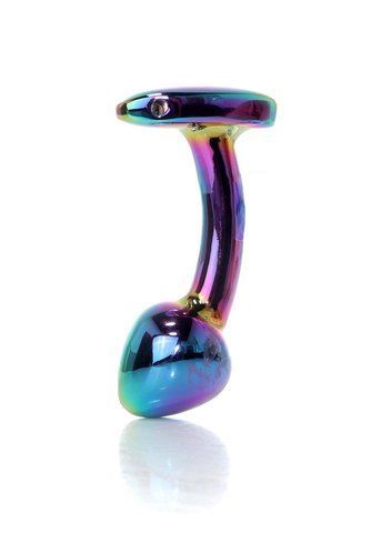 Анальна пробка - Jewellery Multicolour Curved Plug S 62530064-00149 фото
