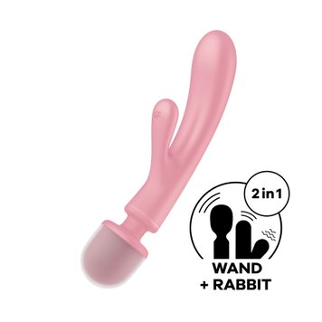 Вібратор Satisfyer Triple Lover (Pink) SO8790 фото