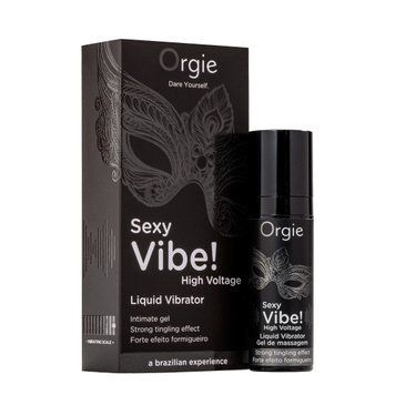 Рідкий вібратор Orgie Sexy Vibe! High Voltage, 15 мл SX1550 фото