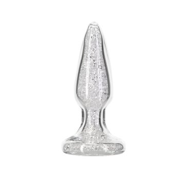 Скляна анальна пробка Pillow Talk Fancy Luxurious Glass Anal Plug SO6833 фото