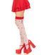 Панчохи Leg Avenue Polka Dot Mushroom Thigh Highs One Size SX1044 фото 4