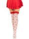 Панчохи Leg Avenue Polka Dot Mushroom Thigh Highs One Size SX1044 фото 5