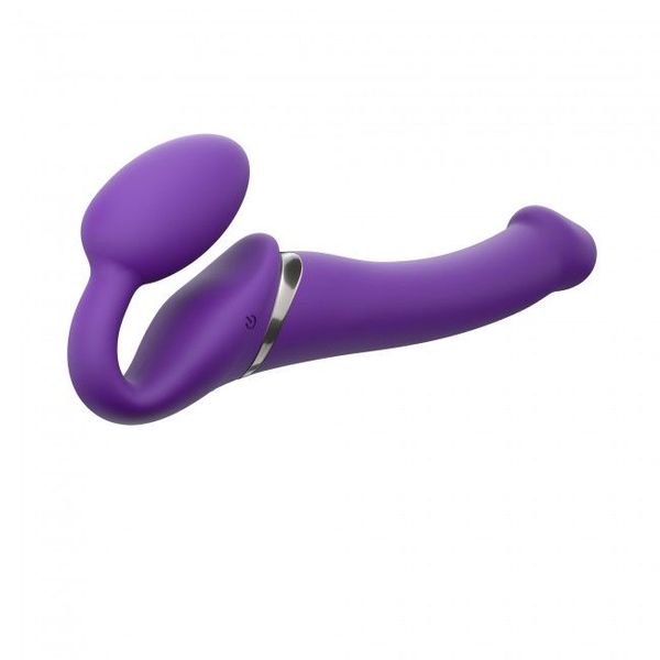 Безремінний страпон з вібрацією Strap-On-Me Vibrating Violet M SO3825 фото