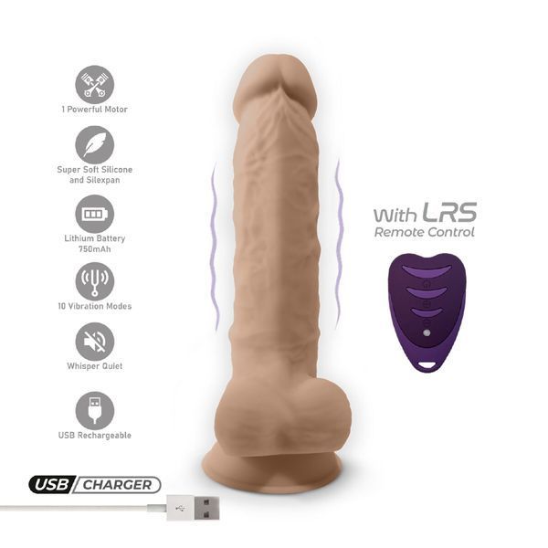 Фалоімітатор з вібрацією SilexD Vetus Vibro Flesh SO8213 фото