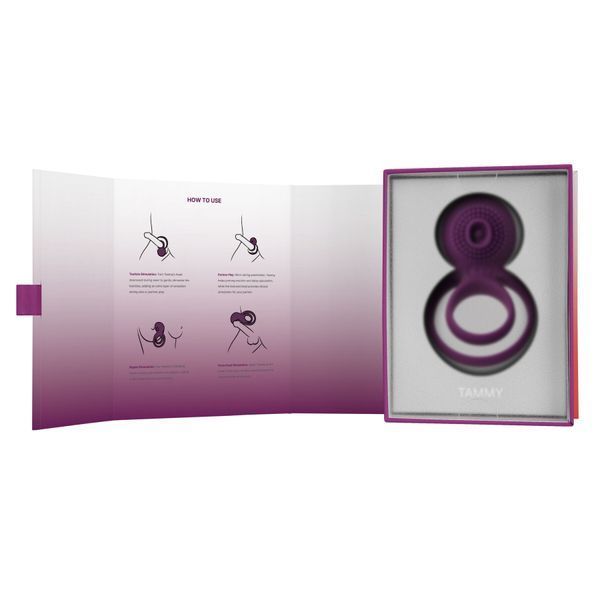 Подвійне ерекційне кільцеSvakom Tammy Violet SO4853 фото