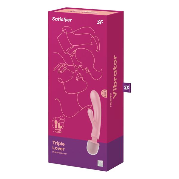 Вібратор Satisfyer Triple Lover (Pink) SO8790 фото