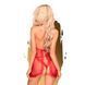 Комплект сорочка у стилі 60-х та трусики з доступом Penthouse - Libido Boost Red M/L SO4315 фото 2
