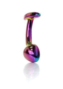 Анальна пробка - Jewellery Multicolour Curved Plug M 62530064-00150 фото
