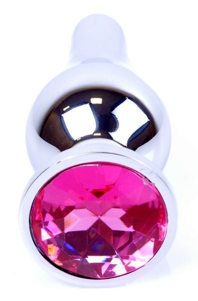 Анальний пробка Boss Series - Jewellery Silver BUTT PLUG Pink, BS6400071 BS6400071 фото