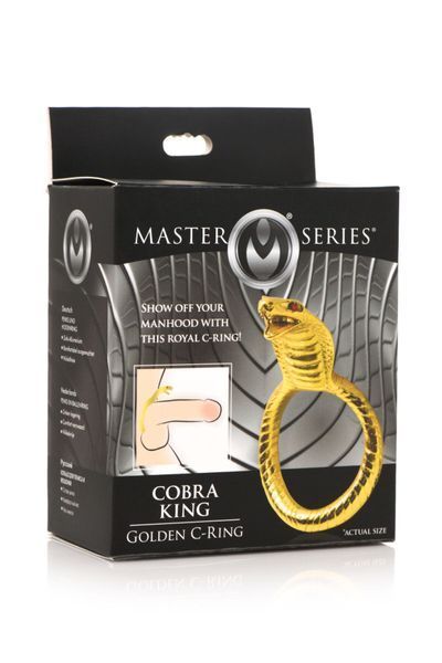 Ерекційне кільце Master Series Cobra King Golden Cock Ring SO8799 фото