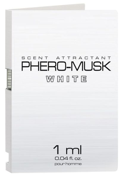 Духи з феромонами для чоловіків PHERO-MUSK WHITE, 1 ml 91400130 фото