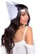 Пов’язка на голову з крилами Leg Avenue Feather headband White, пір’я та натуральна шкіра SO8013 фото 2