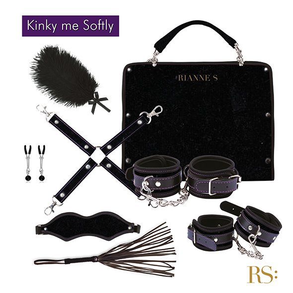 Подарунковий набір для BDSM RIANNE S — Kinky Me Softly Black SO3864 фото