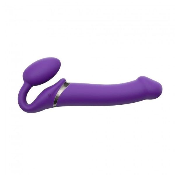 Безремінний страпон з вібрацією Strap-On-Me Vibrating Violet L SO3826 фото