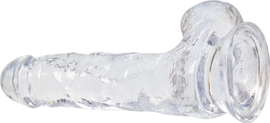 Фалоімітатор ADDICTION &mdash; Clear Dildo with Balls 7&Prime; SO5581 фото