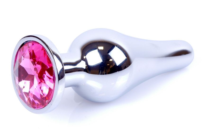 Анальний пробка Boss Series - Jewellery Silver BUTT PLUG Pink, BS6400071 BS6400071 фото