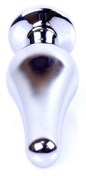 Анальний пробка Boss Series - Jewellery Silver BUTT PLUG Black, BS6400074 BS6400074 фото