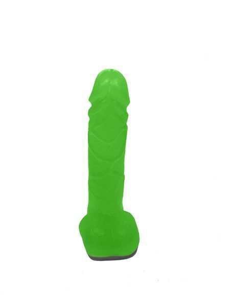 Крафтове мило-член із присоскою Чистий Кайф Green size M SO2641 фото