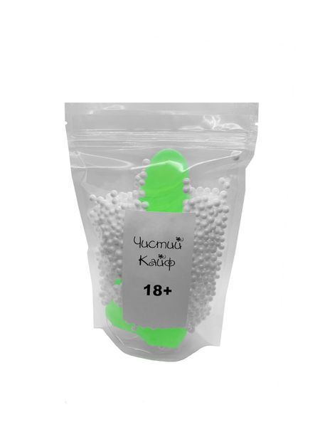 Крафтове мило-член із присоскою Чистий Кайф Green size M SO2641 фото