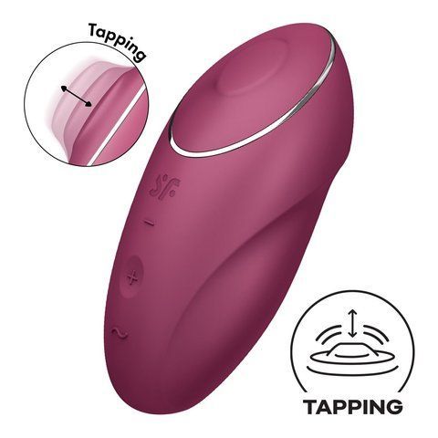 Вібратор Satisfyer Tap & Climax 1 Red SX0566 фото