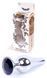 Анальний пробка Boss Series - Jewellery Silver BUTT PLUG Black, BS6400074 BS6400074 фото 1