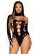 Боді Leg Avenue Seamless thong back bodysuit Black One Size SO9097 фото 1
