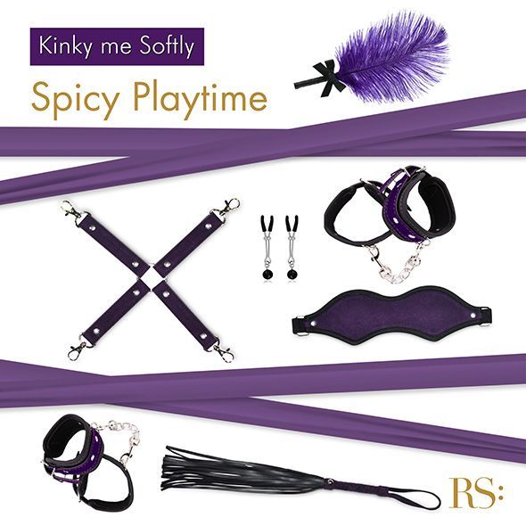 Подарунковий набір для BDSM RIANNE S — Kinky Me Softly Purple SO3865 фото