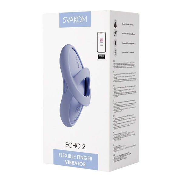 Кліторальний вібратор Svakom Echo 2 Sky Blue SX2448 фото