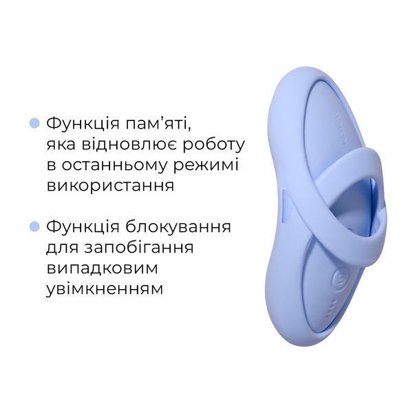 Кліторальний вібратор Svakom Echo 2 Sky Blue SX2448 фото