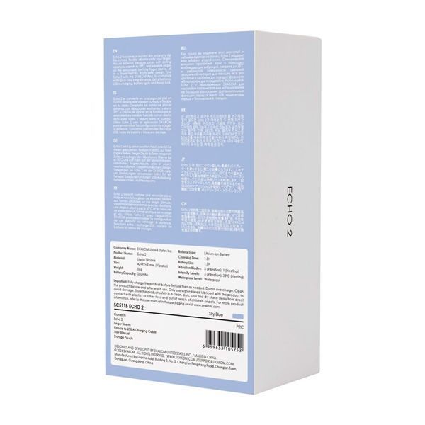 Кліторальний вібратор Svakom Echo 2 Sky Blue SX2448 фото