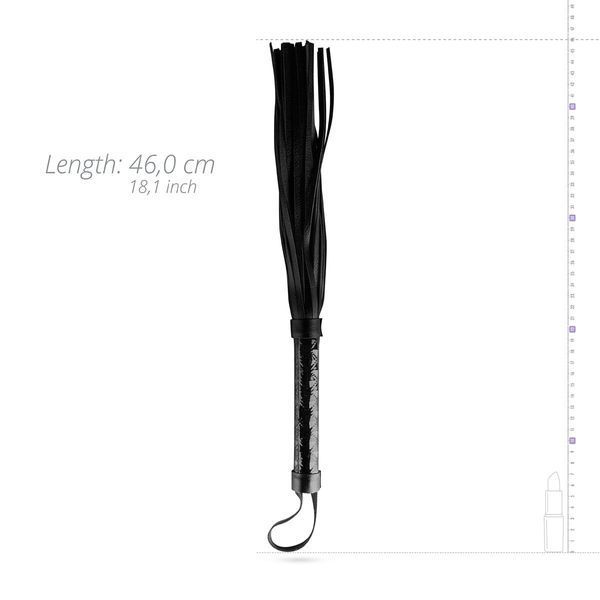 Батіг-флогер Whipped - Beat It Flogger - Black, екошкіра SO5125 фото