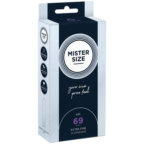 Презервативи Mister Size - pure feel - 69 (10 condoms) SO8048 фото