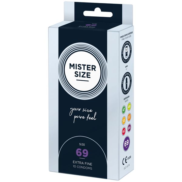 Презервативи Mister Size - pure feel - 69 (10 condoms) SO8048 фото