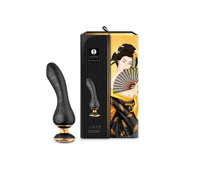 Вібратор для точки G Shunga Sanya Black SO6905 фото