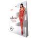 Бодістокінг Passion BS069 red, комбінезон, імітація панчох і боді PBS069R фото 5