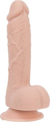 Фалоімітатор ADDICTION &mdash; Mark 7,5&Prime; Dildo With Balls, Beige SO5583 фото