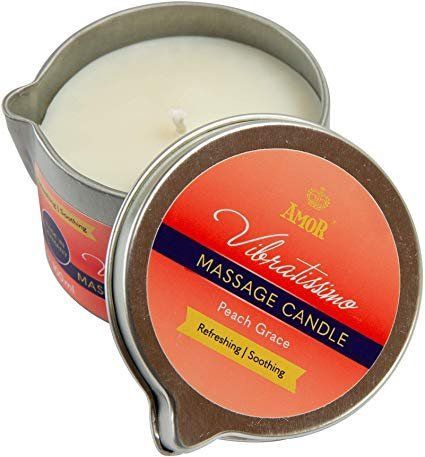 Масажна свічка - Vibratissimo Peach Grace, 100 мл 7115090183 фото