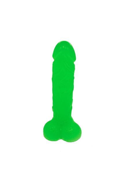 Крафтове мило-член із присоскою Чистий Кайф Green size L SO2642 фото