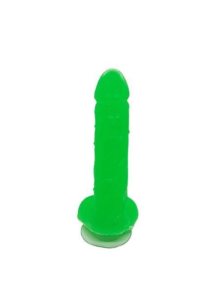 Крафтове мило-член із присоскою Чистий Кайф Green size L SO2642 фото