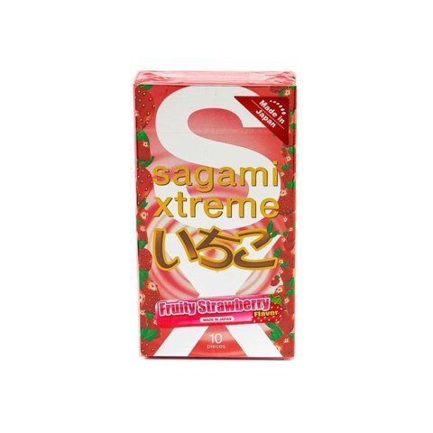 Презервативи латексні Sagami Xtreme Strawberry №10 ap64 фото