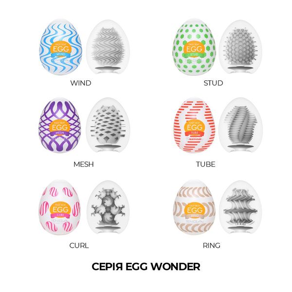 Яйце-мастурбатор Tenga Egg Wonder Pack  SO5500 фото