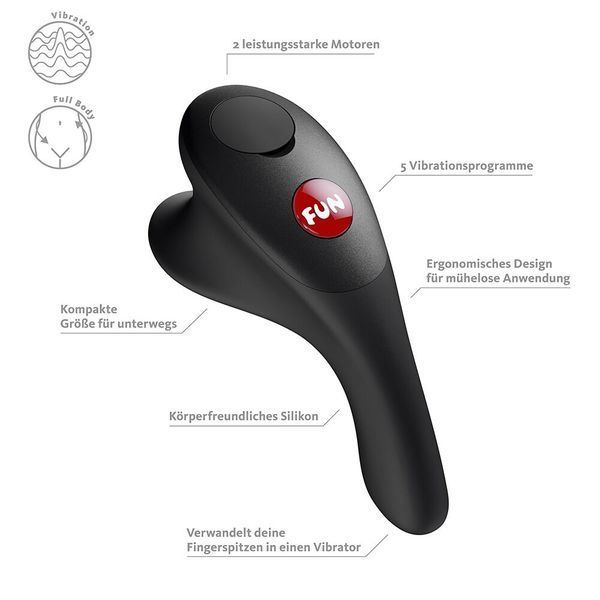 Вібратор на палець Fun Factory Be One Black SX4235 фото