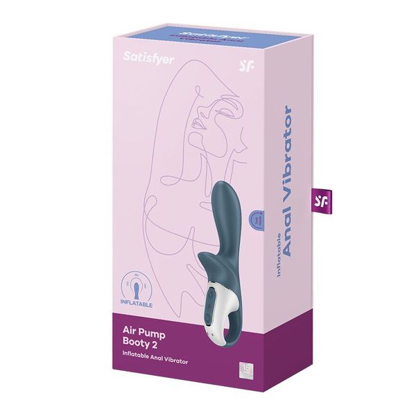 Анальний вібратор Satisfyer Air Pump Booty 2 SO8410 фото