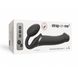 Безремінний страпон з вібрацією Strap-On-Me Vibrating Black L SO3829 фото 4