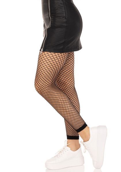 Панчохи Leg Avenue Industrial Net footless tights Black One Size SX1053 фото