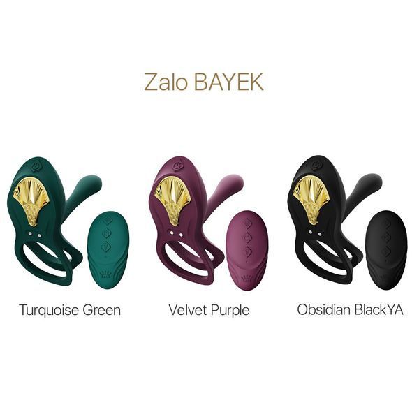 Смарт-ерекційне кільце Zalo - BAYEK Obsidian Black SO6646 фото