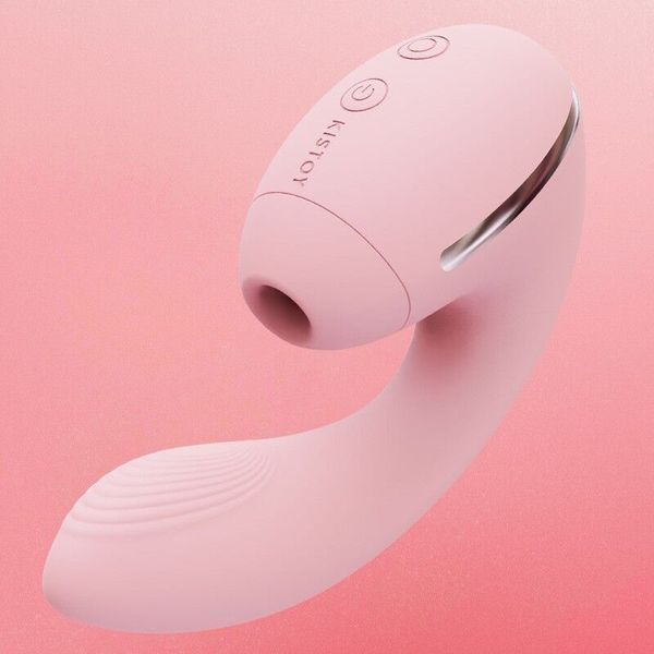 Вакуумний вібратор KISTOY Tina Mini Pink SO4954 фото
