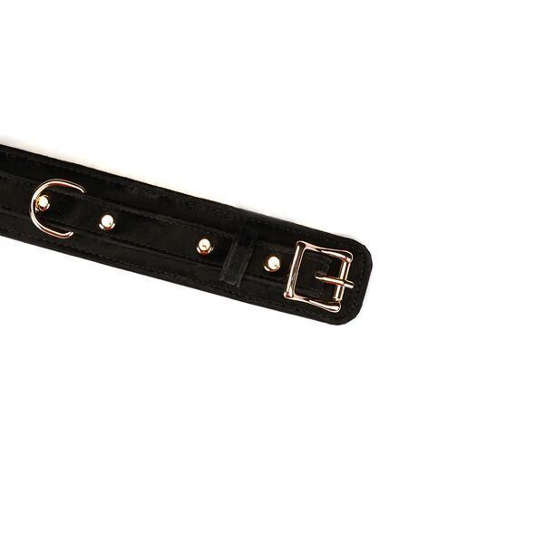 Нашийник з повідцем Liebe Seele Boudoir Amor Collar with Leash Black SX1668 фото