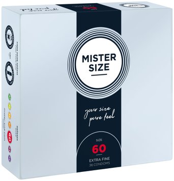 Презервативи Mister Size - pure feel - 60 (36 condoms) SO8053 фото