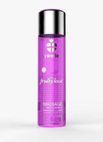 Масажна олія - Swede Fruity Love Sweet Raspberry Rhubarb, 120 мл 71290404394 фото
